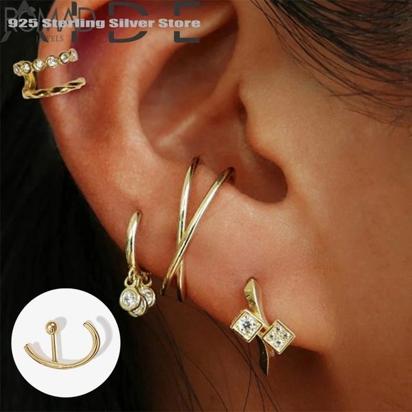 stud aide 1pc gold color 925 sterling silver earrings piercing geometric luxury metal earring for women party jewelry aretes w4, Golden;silver
stud aide 1pc gold color 925 sterling silver earrings piercing geometric luxury metal earring for women party jewelry aretes w4, Golden;silver