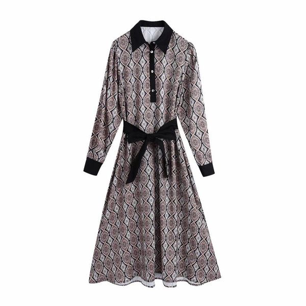 puwd vintage woman printed patchwork shirt dress spring-autumn ladie chic elegant sashes slim dresses female chinese style dress, Black;gray
puwd vintage woman printed patchwork shirt dress spring-autumn ladie chic elegant sashes slim dresses female chinese style dress, Black;gray