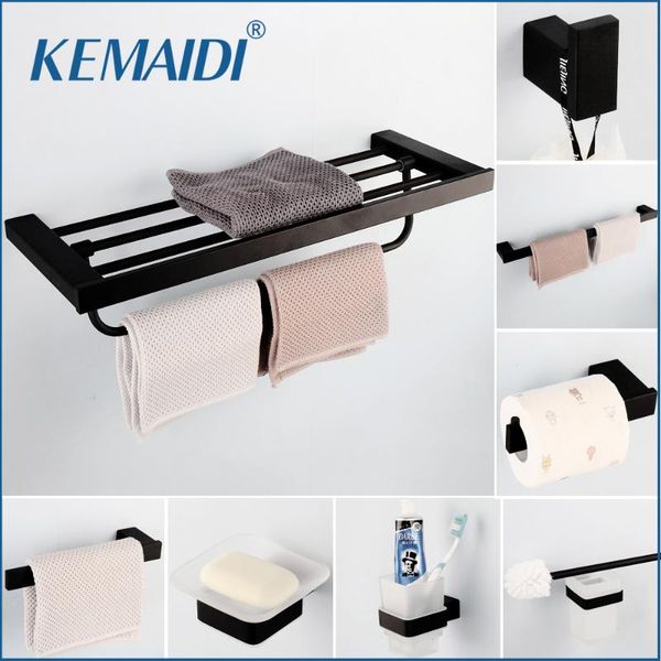 towel racks kemaidi sus 304 stainless steel bathroom hardware set black matte paper holder toothbrush bar accessories
towel racks kemaidi sus 304 stainless steel bathroom hardware set black matte paper holder toothbrush bar accessories