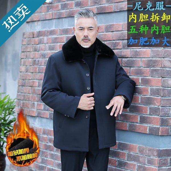 men's down & parkas and old grandpa can remove bladder jacket thickening big yards coat winter dad put collars nick clothes men1, Black
men's down & parkas and old grandpa can remove bladder jacket thickening big yards coat winter dad put collars nick clothes men1, Black