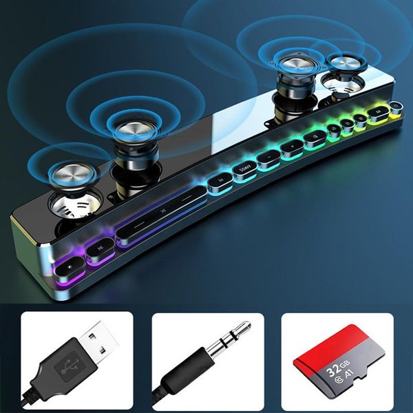 combination speakers 3600mah bluetooth wireless game speaker soundbar usb 3d stereo subwoofer aux fm home clock indoor sound bar computer lo
combination speakers 3600mah bluetooth wireless game speaker soundbar usb 3d stereo subwoofer aux fm home clock indoor sound bar computer lo