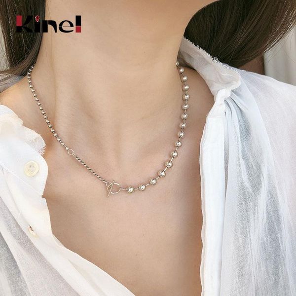 kinel 925 sterling silver round bead ot buckle necklace for women fashion vintage charm party wedding jewelry gift
kinel 925 sterling silver round bead ot buckle necklace for women fashion vintage charm party wedding jewelry gift