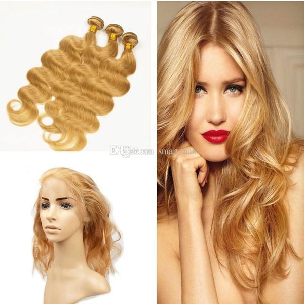 360 lace frontal with hair bundles honey blonde #27 body wave hair extensions with ear to ear 360 lace frontal with baby hair, Black
360 lace frontal with hair bundles honey blonde #27 body wave hair extensions with ear to ear 360 lace frontal with baby hair, Black
