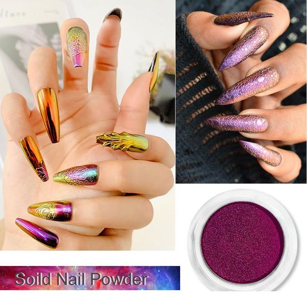 1 box chameleon mirror nail glitter powder solid powder auroras effect nail art chrome pigment dust diy nail art de jlloyv, Silver;gold
1 box chameleon mirror nail glitter powder solid powder auroras effect nail art chrome pigment dust diy nail art de jlloyv, Silver;gold
