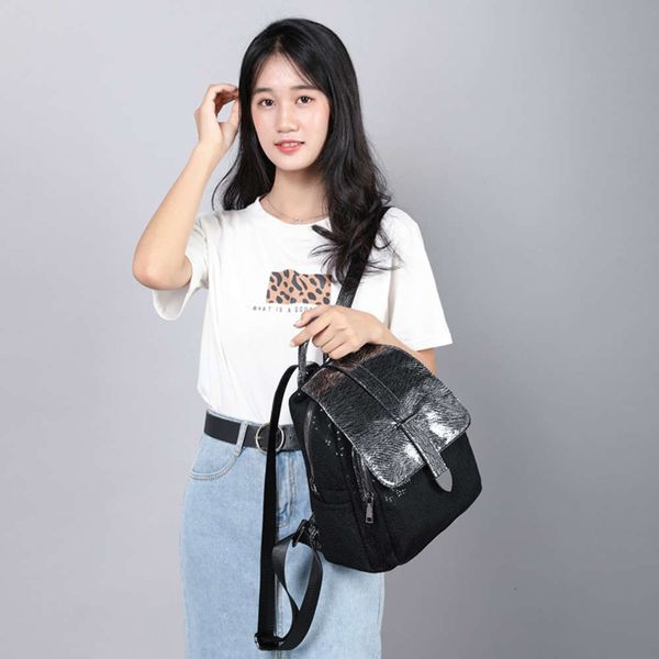 luxurys designers 2021 new korean women's bag sequin fashion versatile large capacity backpack trend
luxurys designers 2021 new korean women's bag sequin fashion versatile large capacity backpack trend