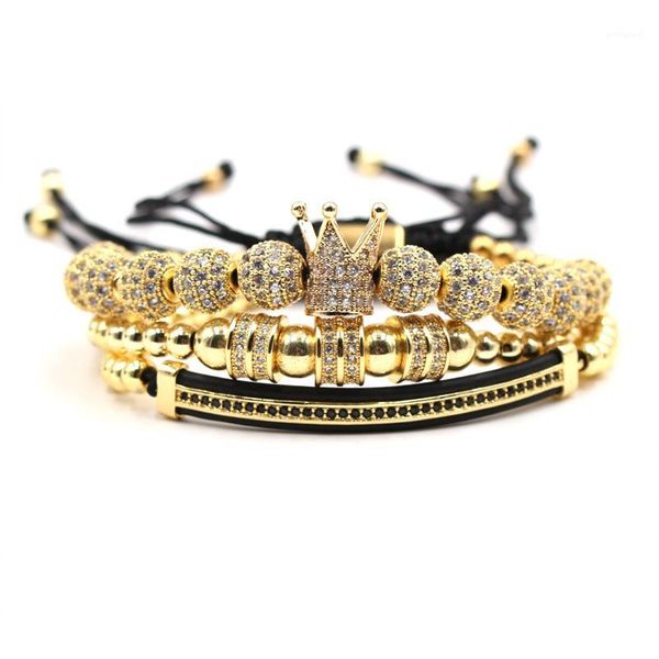 charm bracelets 8mm hand-made braided crystal beaded crown bracelet for men woman adjustable length wristband stainless steel jewelry1, Golden;silver
charm bracelets 8mm hand-made braided crystal beaded crown bracelet for men woman adjustable length wristband stainless steel jewelry1, Golden;silver