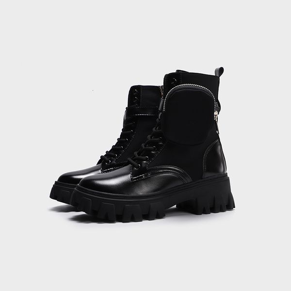 2020 winter new ann boots women's purse buckle muffin boots thick bottom british lace up motorcycle women 123, Black
2020 winter new ann boots women's purse buckle muffin boots thick bottom british lace up motorcycle women 123, Black