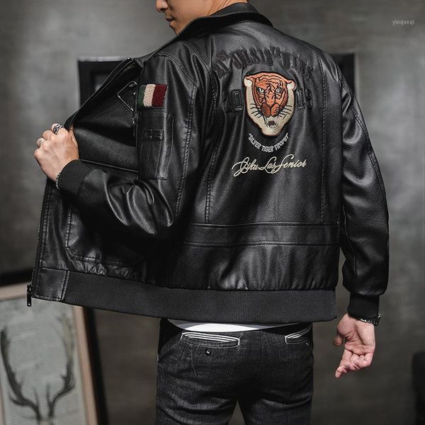 model 2020 men leather men's clothing han edition cultivate morality men's leather jacket lapels embroidery wholesale1, Black
model 2020 men leather men's clothing han edition cultivate morality men's leather jacket lapels embroidery wholesale1, Black
