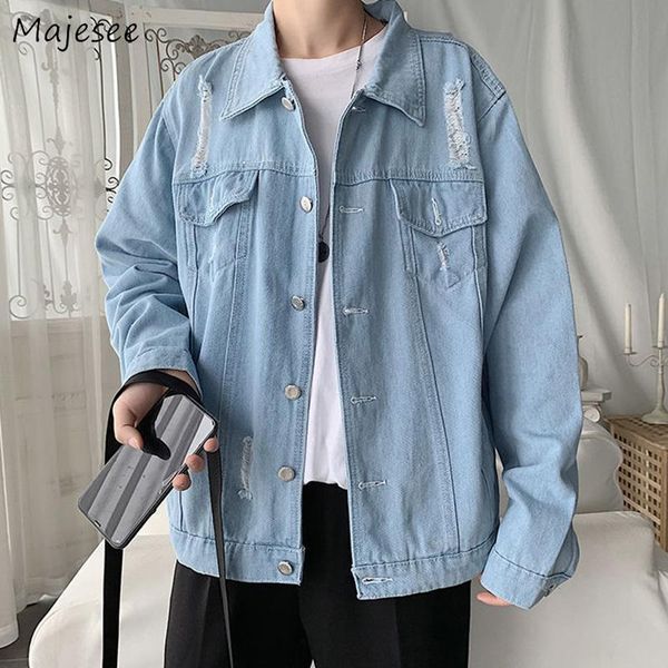 denim jacket men single breasted casual harajuku long sleeve mens jackets and coats loose males bf plus size clothes all match, Black;brown
denim jacket men single breasted casual harajuku long sleeve mens jackets and coats loose males bf plus size clothes all match, Black;brown