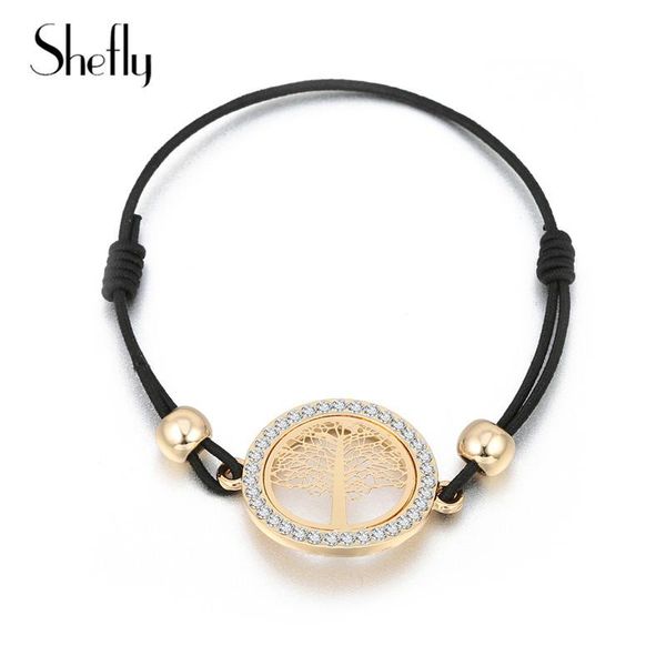 charm bracelets tree of life bracelet gold elastic black rope chain adjustable women hollow pattern jewelry gift wholesale, Golden;silver
charm bracelets tree of life bracelet gold elastic black rope chain adjustable women hollow pattern jewelry gift wholesale, Golden;silver