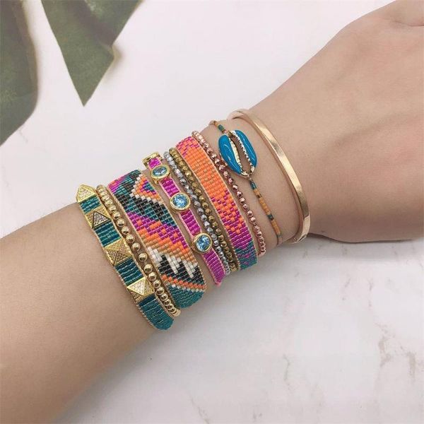 beaded, strands zhongvi miyuki delicas bead bracelets summer beach bracelet for women 9pcs set pulsera friendship jewelry gift ins arrivals, Black
beaded, strands zhongvi miyuki delicas bead bracelets summer beach bracelet for women 9pcs set pulsera friendship jewelry gift ins arrivals, Black