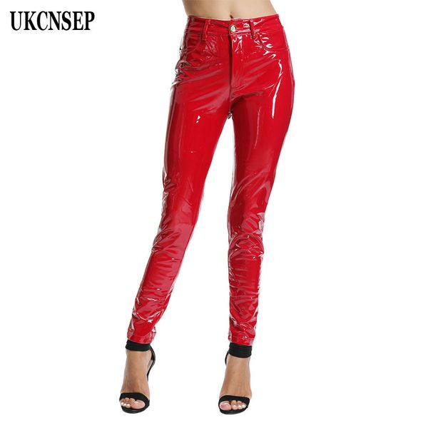 ukcnsep new pants women autumn winter skinny pu leather pencil leggings button high waist women trousers 201103, Black;white
ukcnsep new pants women autumn winter skinny pu leather pencil leggings button high waist women trousers 201103, Black;white