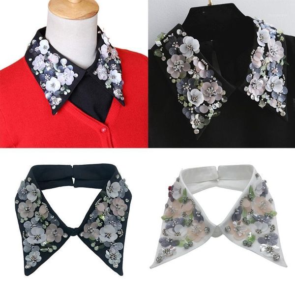 neck ties women elegant sequins floral lapel false collar handmade beaded jewelry detachable necklace choker clothes accessories1, Blue;purple
neck ties women elegant sequins floral lapel false collar handmade beaded jewelry detachable necklace choker clothes accessories1, Blue;purple