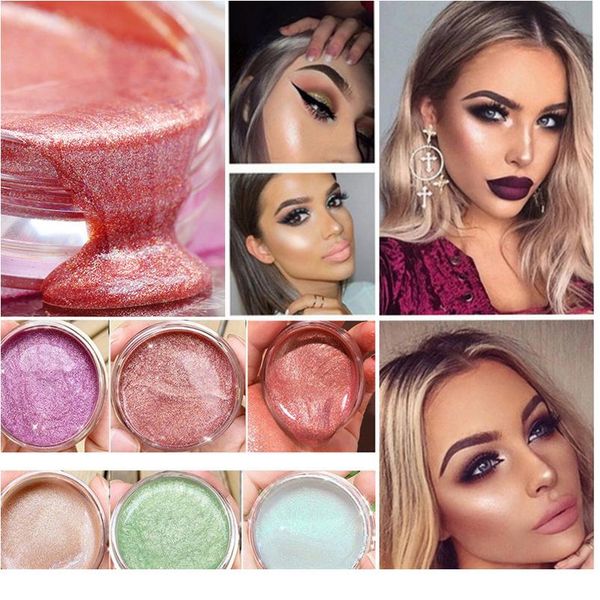 7 color jelly highlighter eye shadow glow facial makeup pallet face contour shimmer liquid illuminator highlight cosmeti sqcmig, Black
7 color jelly highlighter eye shadow glow facial makeup pallet face contour shimmer liquid illuminator highlight cosmeti sqcmig, Black