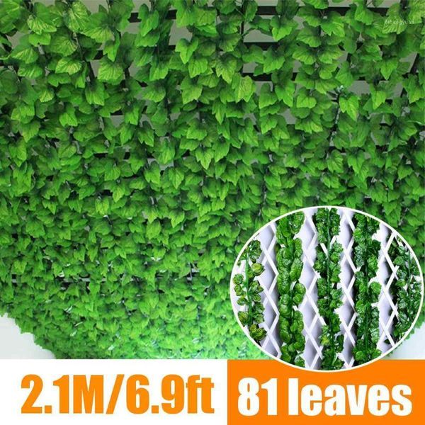 210cm/6.9ft artificial garland vine plant ivy leaf fake foliage diy decoration for home plastic rattan strings simulation leaves1
210cm/6.9ft artificial garland vine plant ivy leaf fake foliage diy decoration for home plastic rattan strings simulation leaves1