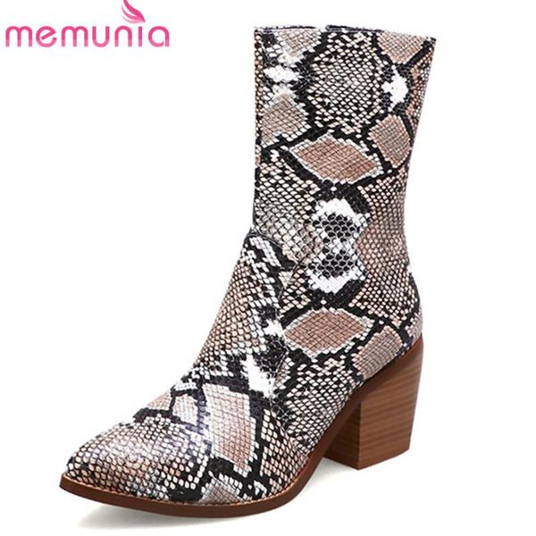memunia 2020 new arrival ankle boots women pointed toe keep warm winter boots snake high heel dress shoes woman, Black
memunia 2020 new arrival ankle boots women pointed toe keep warm winter boots snake high heel dress shoes woman, Black
