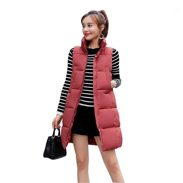 rlyaeiz fashion women vests waistcoat 2020 autumn winter cotton-padded stand collar vest female mid-long sleeveless jackets1, Black;white
rlyaeiz fashion women vests waistcoat 2020 autumn winter cotton-padded stand collar vest female mid-long sleeveless jackets1, Black;white