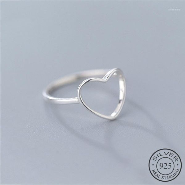 925 Sterling Silver Minimalist Ring For Women Wedding Hollow Heart Fashion Jewelry Cute Valentine's Day Gift1, Golden;silver
925 Sterling Silver Minimalist Ring For Women Wedding Hollow Heart Fashion Jewelry Cute Valentine's Day Gift1, Golden;silver