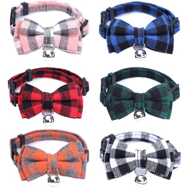 cat collar breakaway with bow tie and bell adjustable safety classic plaid kitten collars for pet and puppies from 7.8~10.2 inch
cat collar breakaway with bow tie and bell adjustable safety classic plaid kitten collars for pet and puppies from 7.8~10.2 inch