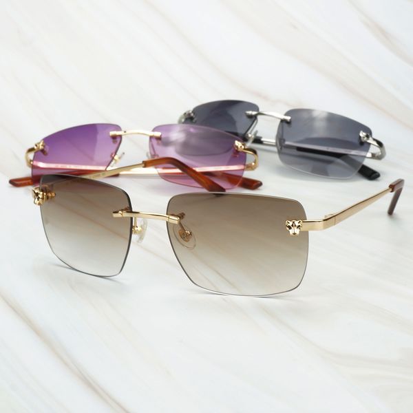 luxury random men women sunglasses beauty panther head glass frame decoration gafas de sol for travel, White;black
luxury random men women sunglasses beauty panther head glass frame decoration gafas de sol for travel, White;black
