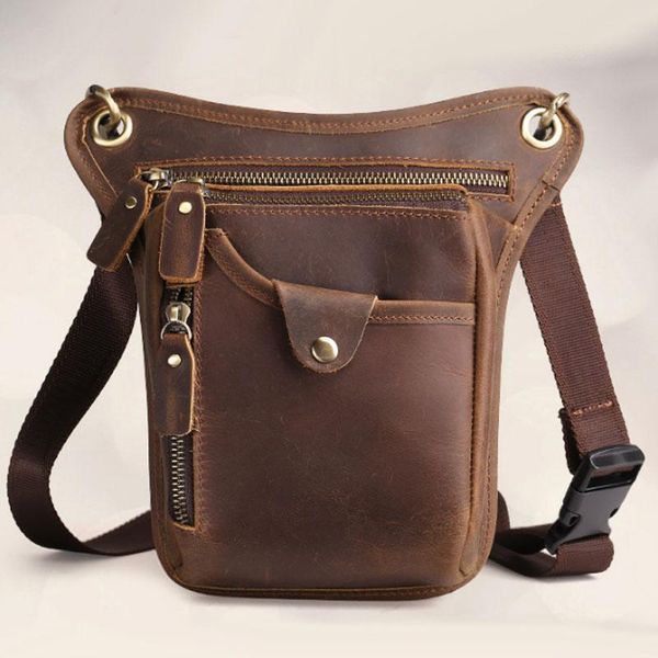 men's crazy horse/oil wax cowhide leg drop bag men hip bum fanny belt pack vintage messenger shoulder waist bags
men's crazy horse/oil wax cowhide leg drop bag men hip bum fanny belt pack vintage messenger shoulder waist bags