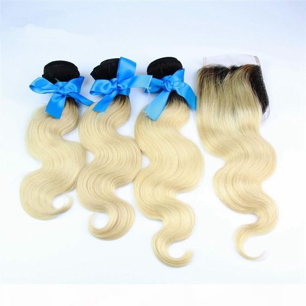 brazilian #1b 613 blonde ombre hair weave with 4*4 closure 3pcs wavy dark root blonde virgin hair with lace closure 4pcs lot, Black
brazilian #1b 613 blonde ombre hair weave with 4*4 closure 3pcs wavy dark root blonde virgin hair with lace closure 4pcs lot, Black