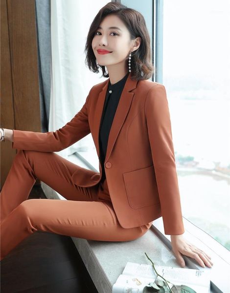 women's two piece pants styles ladies autumn and winter formal blazers jackets sets women business work wear pantsuits female suits ora, White
women's two piece pants styles ladies autumn and winter formal blazers jackets sets women business work wear pantsuits female suits ora, White