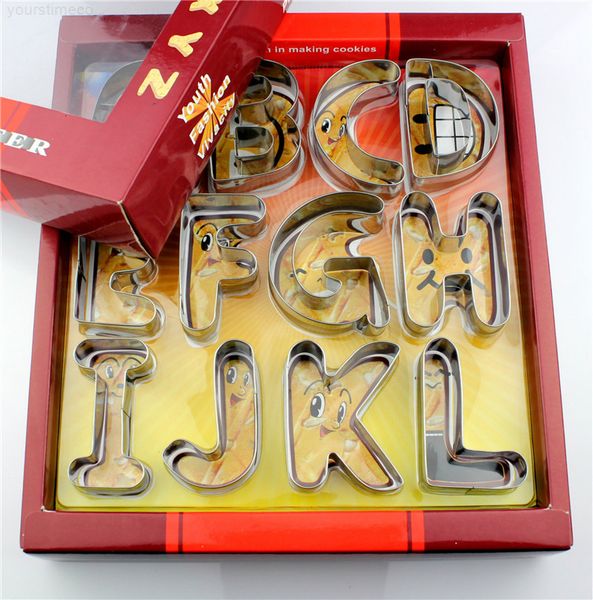 metal large size 26 letter shape baking mold stainless steel cookie fondant cutter molds tools
metal large size 26 letter shape baking mold stainless steel cookie fondant cutter molds tools