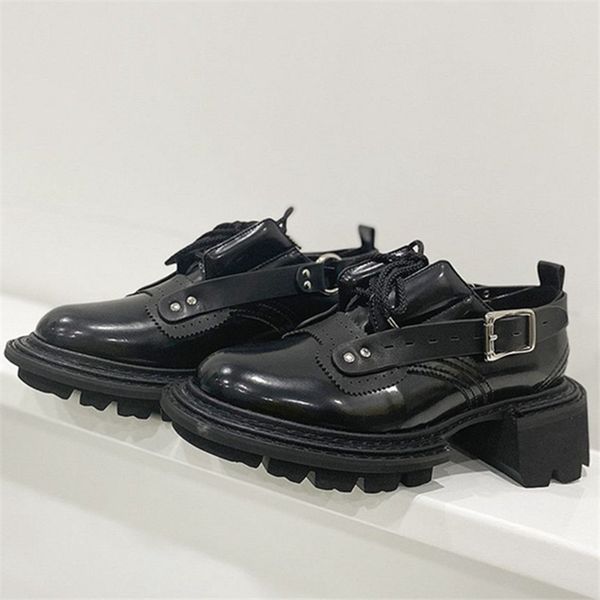 girdle back female genuine leather derby platform thick soles women creepers women's tennis laces up prom shoes ng1p, Black
girdle back female genuine leather derby platform thick soles women creepers women's tennis laces up prom shoes ng1p, Black