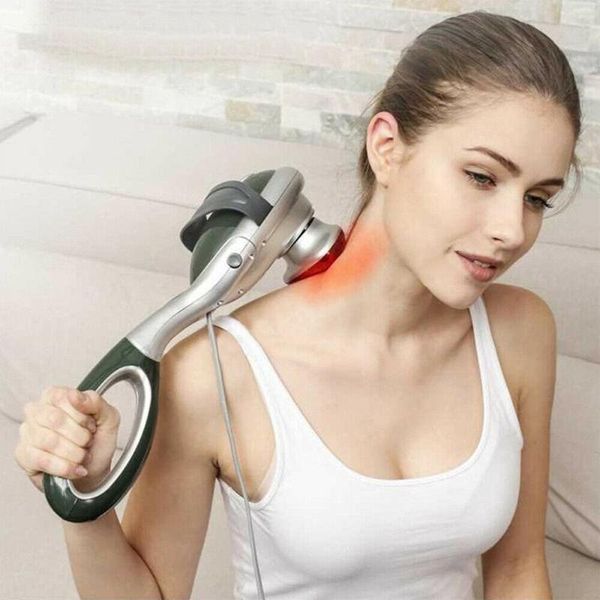 handheld electric body heated massager stick infrared body neck back massage waist cervical massager hammer vibration massage
handheld electric body heated massager stick infrared body neck back massage waist cervical massager hammer vibration massage