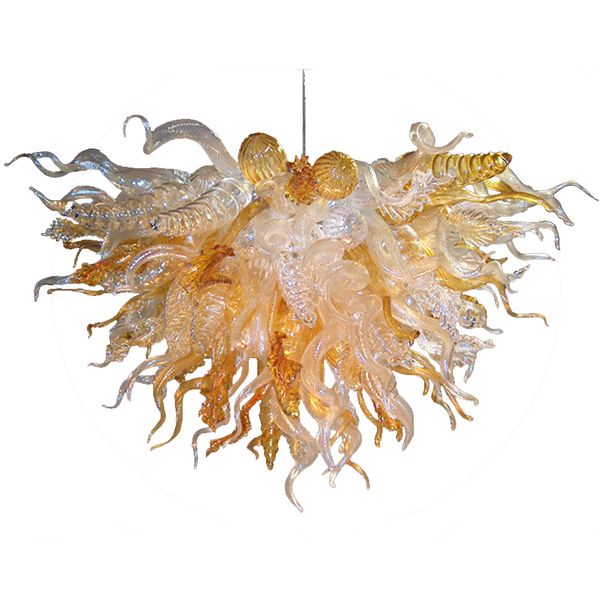 amber and clear blown glass chandelier lighting chihuly style indoor lamps decoration
amber and clear blown glass chandelier lighting chihuly style indoor lamps decoration