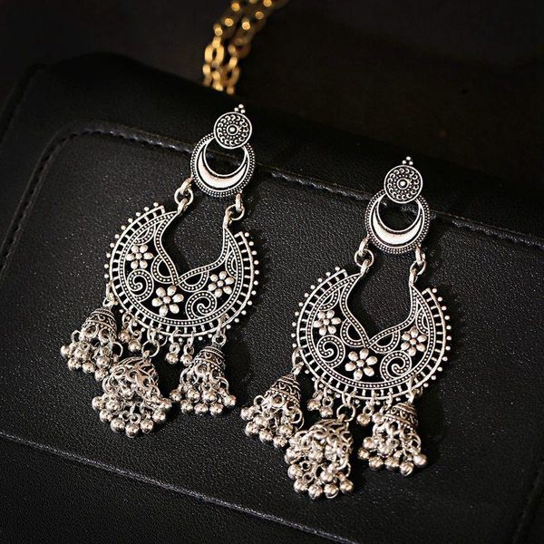 dangle & chandelier ethnic silver color hollow afghan earrinngs bollywood jewellery vintage bell flower tassel earrings wedding jewelry
dangle & chandelier ethnic silver color hollow afghan earrinngs bollywood jewellery vintage bell flower tassel earrings wedding jewelry
