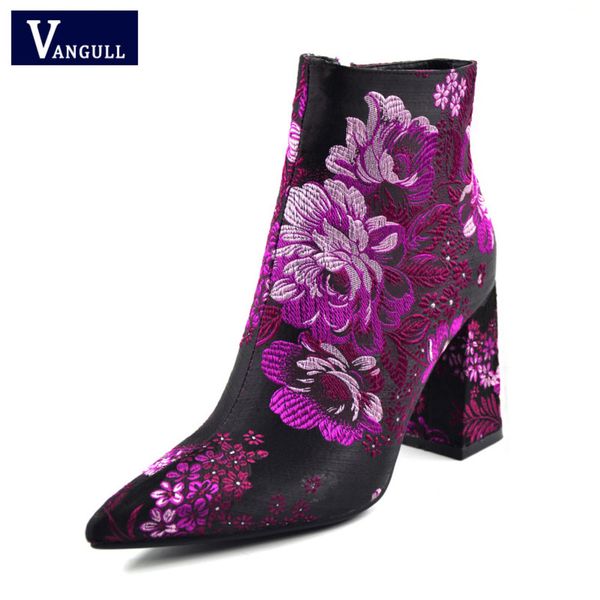 embroider 2019 new female spring ankle for heels retro shoes autumn women high boots flower, Black
embroider 2019 new female spring ankle for heels retro shoes autumn women high boots flower, Black
