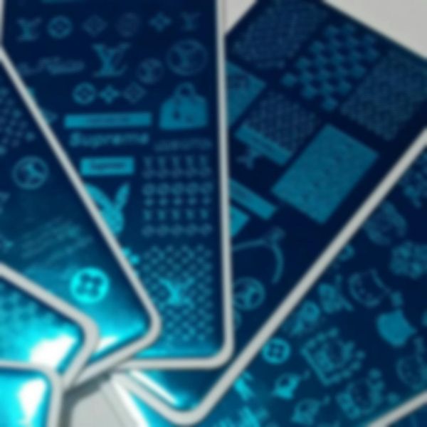 11pcs luxury logo designs brand nail art stamping plate stamp xl big full french image stencil transfer polish print template plastic sheet, White
11pcs luxury logo designs brand nail art stamping plate stamp xl big full french image stencil transfer polish print template plastic sheet, White