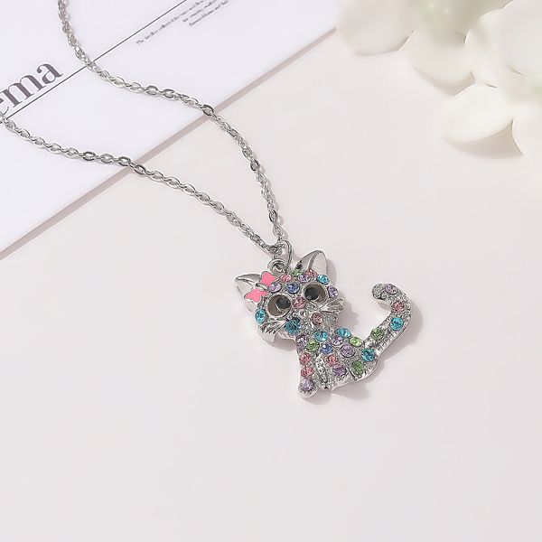 amazon ornament colorful kitty necklace pendant christmas childrens day cartoon animal gift factory in stock, Silver
amazon ornament colorful kitty necklace pendant christmas childrens day cartoon animal gift factory in stock, Silver