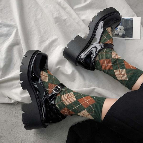 dress shoes ribetrini mary janes buckle strap female pumps autumn platform lolita women solid med heel thick bottom woman, Black
dress shoes ribetrini mary janes buckle strap female pumps autumn platform lolita women solid med heel thick bottom woman, Black