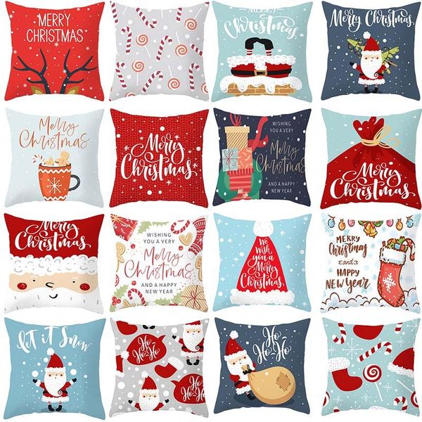 45x45cm red green cotton polyester pillow case new cute deer santa sofa throw pillow covers merry christmas bedroom home decor
45x45cm red green cotton polyester pillow case new cute deer santa sofa throw pillow covers merry christmas bedroom home decor
