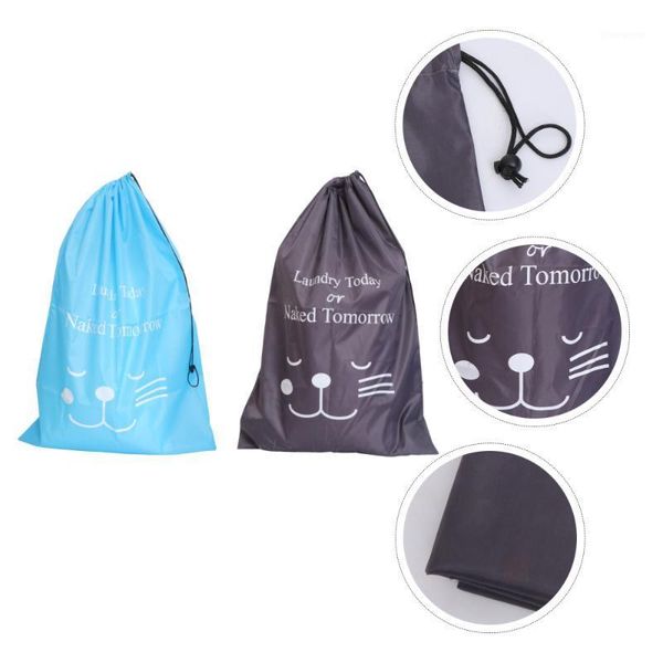 2pcs travel bag travel pouch clothing bag clothes storage pouch for l1