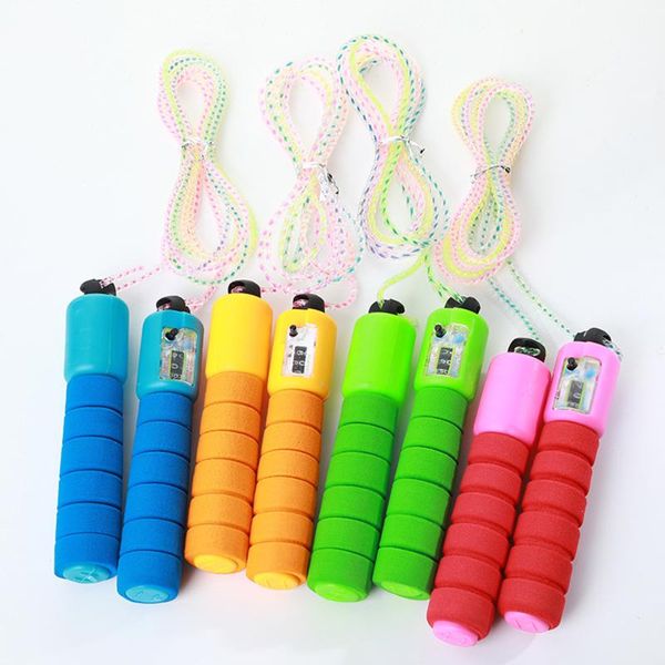 jump ropes colorful skipping rope sponge handle sport adjustable students training fitness
jump ropes colorful skipping rope sponge handle sport adjustable students training fitness