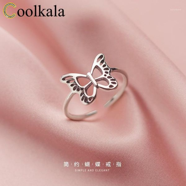 coolkala women's simple butterfly hollow-out thai silver lady elegant ring1, Golden;silver
coolkala women's simple butterfly hollow-out thai silver lady elegant ring1, Golden;silver