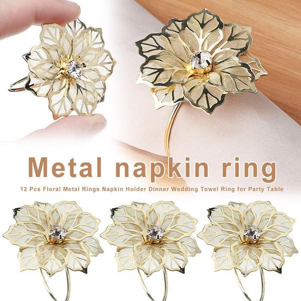 12 pcs floral metal rings napkin holder dinner wedding towel ring for party tabl qylqka
12 pcs floral metal rings napkin holder dinner wedding towel ring for party tabl qylqka