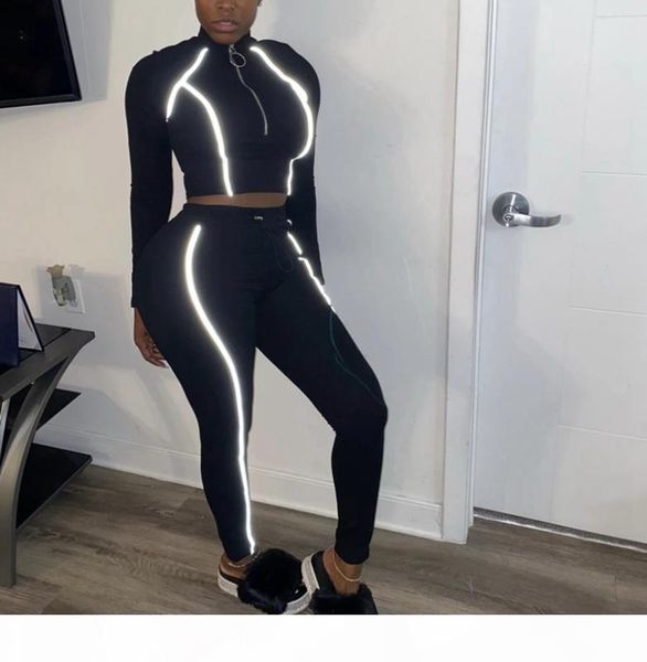 reflective casual 2 two piece set women track suit gym crop and bodycon pants ladies tracksuit sets matching sets for women, Gray
reflective casual 2 two piece set women track suit gym crop and bodycon pants ladies tracksuit sets matching sets for women, Gray