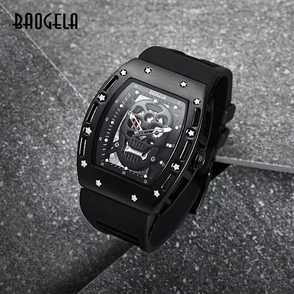 wristwatches baogela arrival style pirate skull quartz men watches silicone brand mens sports watch waterproof relogio masculino1, Slivery;brown
wristwatches baogela arrival style pirate skull quartz men watches silicone brand mens sports watch waterproof relogio masculino1, Slivery;brown