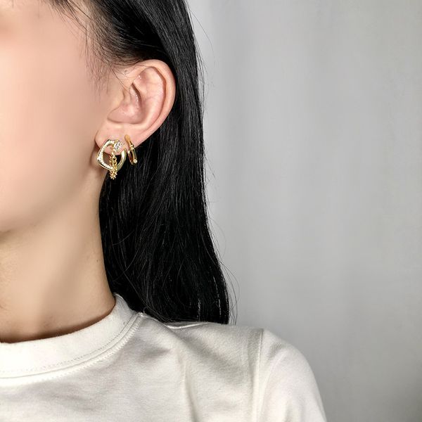 fashion gold silver color asymmetry crystal chain tassel earrings piercing geometric circle earcuff clip on aesthetic jewelry
fashion gold silver color asymmetry crystal chain tassel earrings piercing geometric circle earcuff clip on aesthetic jewelry