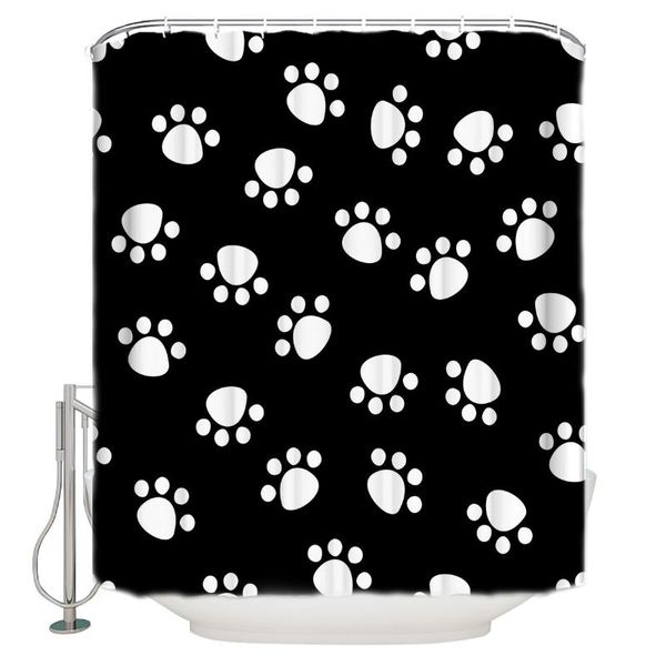shower curtain waterproof polyester with 12 hooks print black animal cute pattern cartoon
shower curtain waterproof polyester with 12 hooks print black animal cute pattern cartoon
