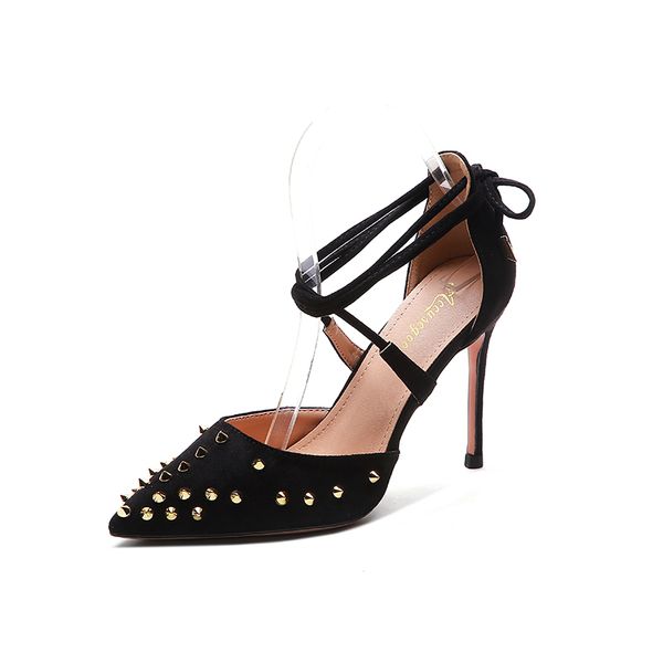 summer new 2020 black suede style with studded straps spike toe high heels pump shoes 10cm cm amws
summer new 2020 black suede style with studded straps spike toe high heels pump shoes 10cm cm amws