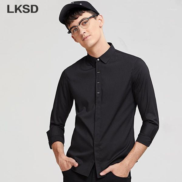 lksd autumn business solid full sleeve button men's shirt casual lapel single-breasted fashion men shirt f010300361, White;black
lksd autumn business solid full sleeve button men's shirt casual lapel single-breasted fashion men shirt f010300361, White;black
