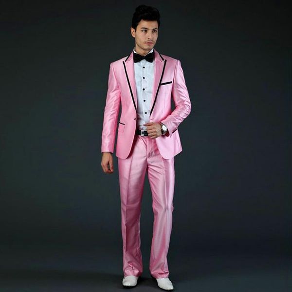 latest coat pant design pink satin trim men suit slim fit 2 piece tuxedo custom party prom suits terno masculino jacket+pant, White;black
latest coat pant design pink satin trim men suit slim fit 2 piece tuxedo custom party prom suits terno masculino jacket+pant, White;black