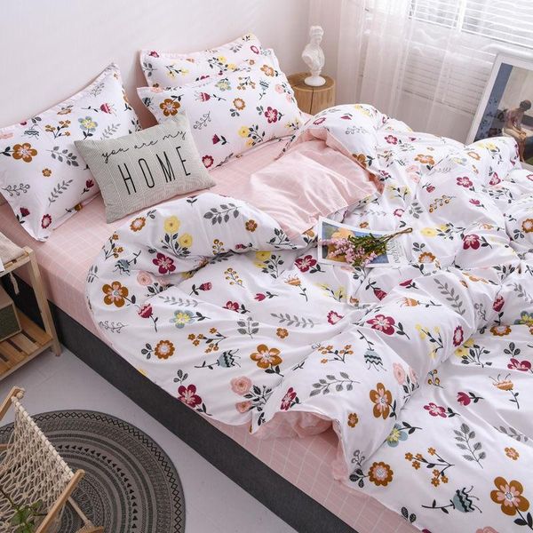 bedding sets multicolored flowers pattern set bed linen duvet cover quilt kids girls boys room pillowcase soft comfortable
bedding sets multicolored flowers pattern set bed linen duvet cover quilt kids girls boys room pillowcase soft comfortable