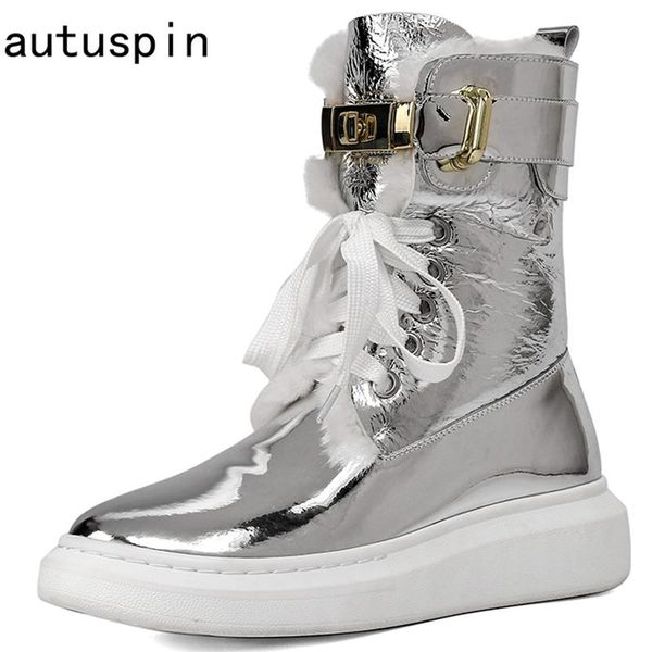 Autuspin Cowhide Fashion Women Boots Winter Warm Plush Mid-calf Chunky Heels 2021 High Quality Ladies Office Party Dating Shoes, Black
Autuspin Cowhide Fashion Women Boots Winter Warm Plush Mid-calf Chunky Heels 2021 High Quality Ladies Office Party Dating Shoes, Black